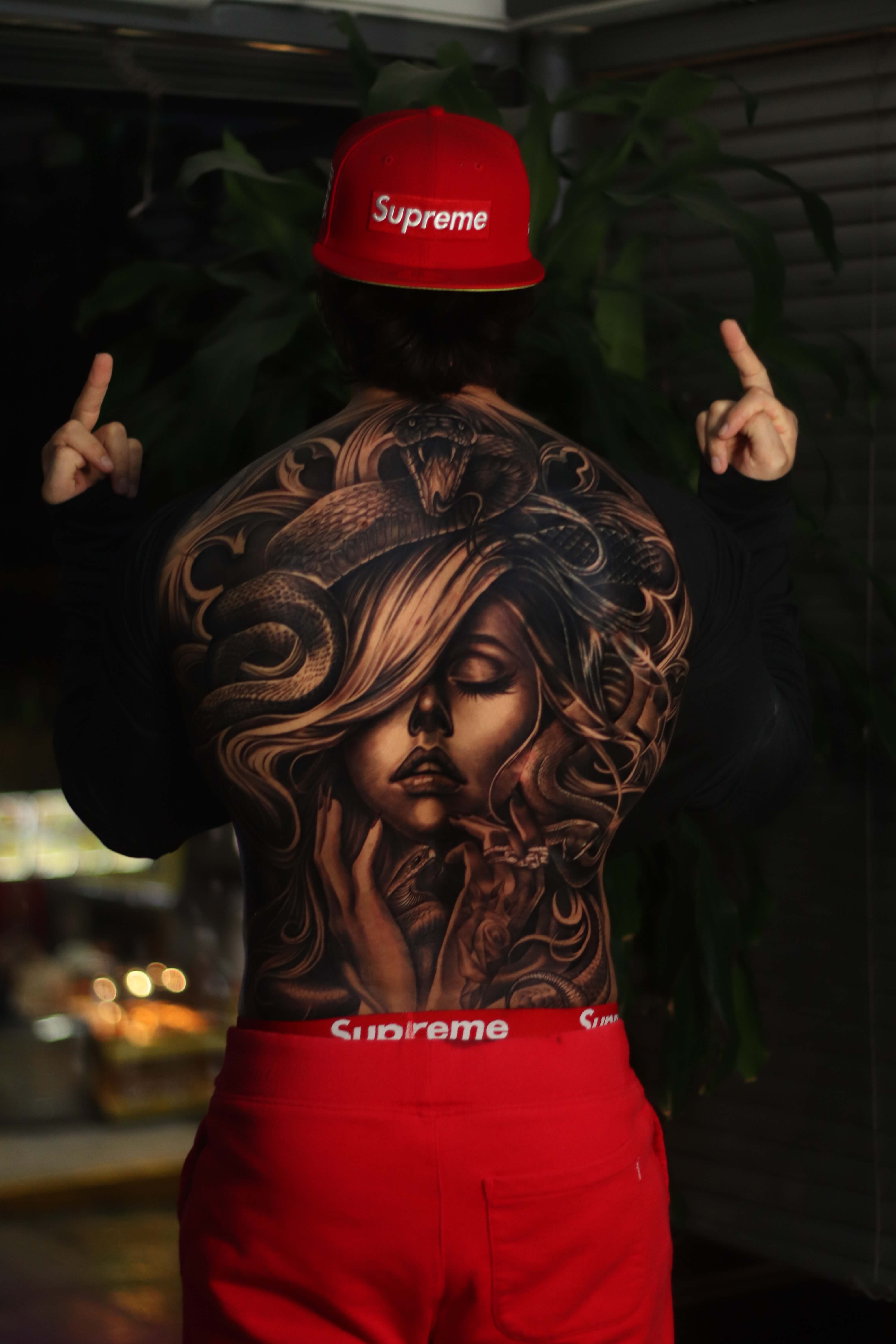 Large-scale tattoo artwork from the GLOBAL INKED artist portfolio